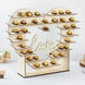 26inch Heart Shaped 8-Layer Double Sided Wooden Dessert Display Stand