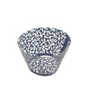 25 Pack | Navy Blue Lace Laser Cut Paper Cupcake Wrappers, Muffin Baking Cup Trays