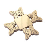 50 Pack | 4inch Mini Metallic Gold Butterfly Cupcake Wrappers#whtbkgd