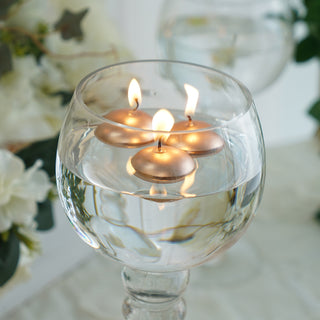 Rose Gold Mini Disc Floating Candles - The Perfect Event Decor