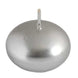 12 Pack | 1.5inch Metallic Silver Mini Disc Unscented Floating Candles#whtbkgd