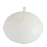 12 Pack | 1.5inch Classic White Mini Disc Unscented Floating Candles#whtbkgd