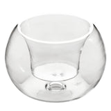 6 Pack | 3inch Crystal Clear Glass Globe Tealight Votive Candle Holders#whtbkgd