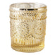 6 Pack | Gold Mercury Glass Primrose Candle Holders, Votive Tealight Holders#whtbkgd