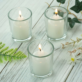 Stylish and Functional Clear Glass Votive Holders