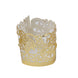 20 Pack | Gold Foil Paper Floral Lace Candle Holder Wraps, Votive Tealight Decorative Wraps#whtbkgd