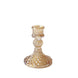 6 Pack | 4inch Gold Glass Diamond Pattern Pillar Votive Candle Stands#whtbkgd
