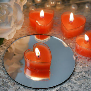 Add a Touch of Romance with Mini Red Heart Shaped Tealight Candles