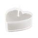12 Pack | Mini White Heart Shaped Tealight Candles, Valentines Decor#whtbkgd