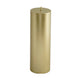 9inch Metallic Gold Dripless Unscented Pillar Candle, Long Lasting Candle#whtbkgd