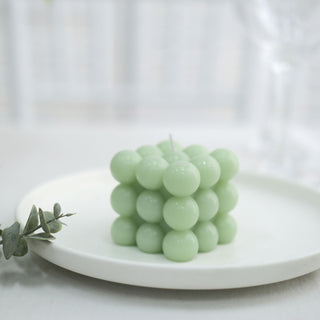 Elevate Your Event Decor with Bubble Cube Candles