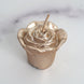 12 Pack | 1inch Blush/Rose Gold Mini Rose Flower Floating Candles Wedding Vase Fillers