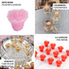 12 Pack | 1inch Gold Mini Rose Flower Floating Candles Wedding Vase Fillers