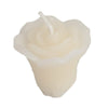 12 Pack | 1inch Ivory Mini Rose Flower Floating Candles Wedding Vase Fillers#whtbkgd