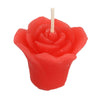 12 Pack | 1inch Red Mini Rose Flower Floating Candles Wedding Vase Fillers#whtbkgd