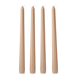 12 Pack | 10inch Beige Premium Wax Taper Candles, Unscented Candles#whtbkgd