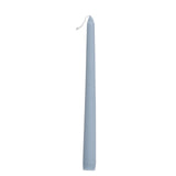 12 Pack | Dusty Blue 10inch Premium Wax Taper Candles, Unscented Candles