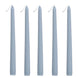 12 Pack | Dusty Blue 10inch Premium Wax Taper Candles, Unscented Candles#whtbkgd