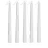 12 Pack | White 10inch Premium Wax Taper Candles, Unscented Candles#whtbkgd