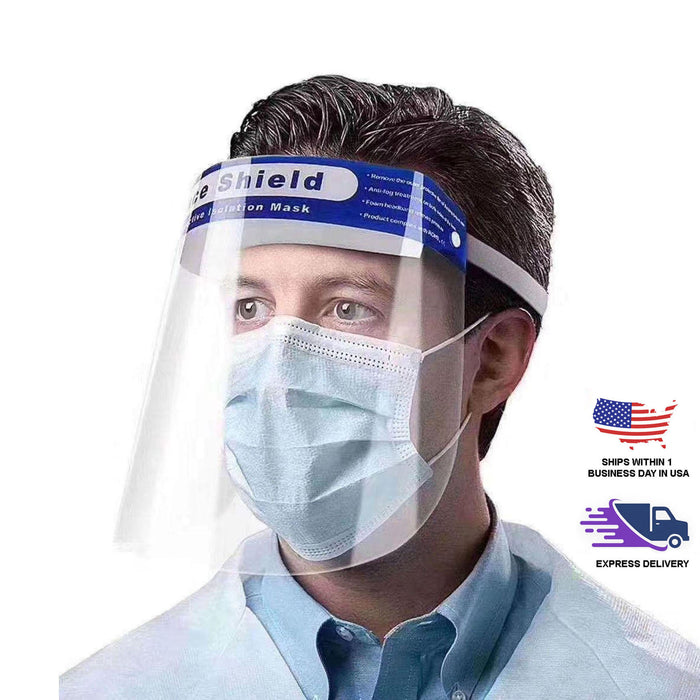 Disposable Face Shield, Personal Protective Equipment, PPE, Face Shield Mask