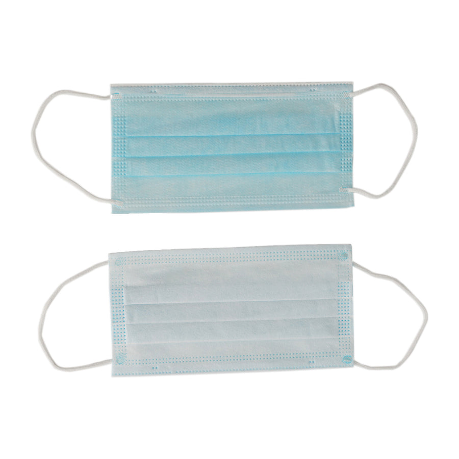 50 Pack | 3 Ply Disposable Face Mask Non Woven Mask with Ear Loop