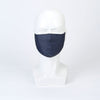 2 Ply Blue Denim Ultra Soft 100% Organic Cotton Face Masks, Reusable Fabric Masks Soft Ear Loops