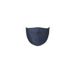 2 Ply Blue Denim Ultra Soft 100% Organic Cotton Face Masks, Reusable Fabric Masks Soft Ear Loops