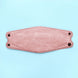 Dusty Rose Breathable KF94 Face Mask, 3D Fish-Design Mouth Shields, 4-Layer Protective Face Masks