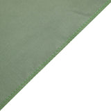 Eucalyptus Sage Green Polyester Folding Round Chair Cover, Reusable Stain Resistant Chair Cover