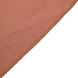 Terracotta (Rust) Polyester Folding Round Chair Cover, Reusable Stain Resistant Chair Cover
