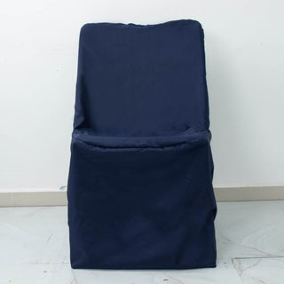 Navy Blue Reusable Chair Cover for Any Occasion
