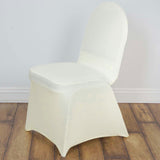 Create a Stunning Event Decor with Ivory Madrid Spandex Fitted Banquet Chair Covers