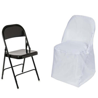 Create an Elegant Atmosphere with White Polyester Folding Chair Cover