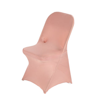 Elevate Your Event with the Dusty Rose Spandex Stretch Chair Cover