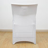 White Stretch Spandex Lifetime Folding Chair Cover