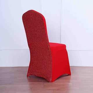 Red Spandex Stretch Banquet Chair Cover: Add Elegance and Glamour to Your Event