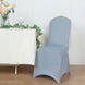 Dusty Blue Spandex Stretch Fitted Banquet Chair Cover - 160 GSM