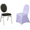 Lavender Lilac Spandex Stretch Fitted Banquet Chair Cover - 160 GSM