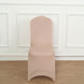 Nude Spandex Stretch Fitted Banquet Slip On Chair Cover - 160 GSM