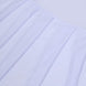 White 1-Piece Spandex Fitted Ruffle Pleated Skirt Banquet Chair Cover#whtbkgd