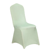 Sage Green Spandex Stretch Fitted Banquet Slip On Chair Cover 160 GSM