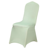 Sage Green Spandex Stretch Fitted Banquet Slip On Chair Cover 160 GSM#whtbkgd