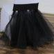 Black Spandex Chair Tutu Cover Skirt, Wedding Event Chair Decor#whtbkgd