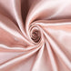 Dusty Rose Satin Self-Tie Universal Chair Cover, Folding, Dining, Banquet and Standard#whtbkgd