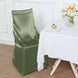 Dusty Sage Green Satin Self-Tie Universal Chair Cover, Folding, Dining, Banquet and Standard