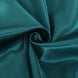 Peacock Teal Satin Self-Tie Universal Chair Cover, Folding, Dining, Banquet#whtbkgd