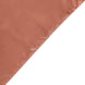 Terracotta (Rust) Satin Self-Tie Universal Chair Cover
