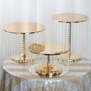 Add a Touch of Opulence with the Metallic Gold Cake Stand