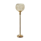 37inch Tall Gold Acrylic Crystal Goblet Votive Candle Holder Centerpiece#whtbkgd