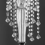 22inch Silver Acrylic Crystal Pendant Chain Flower Chandelier Stand - Long Strand